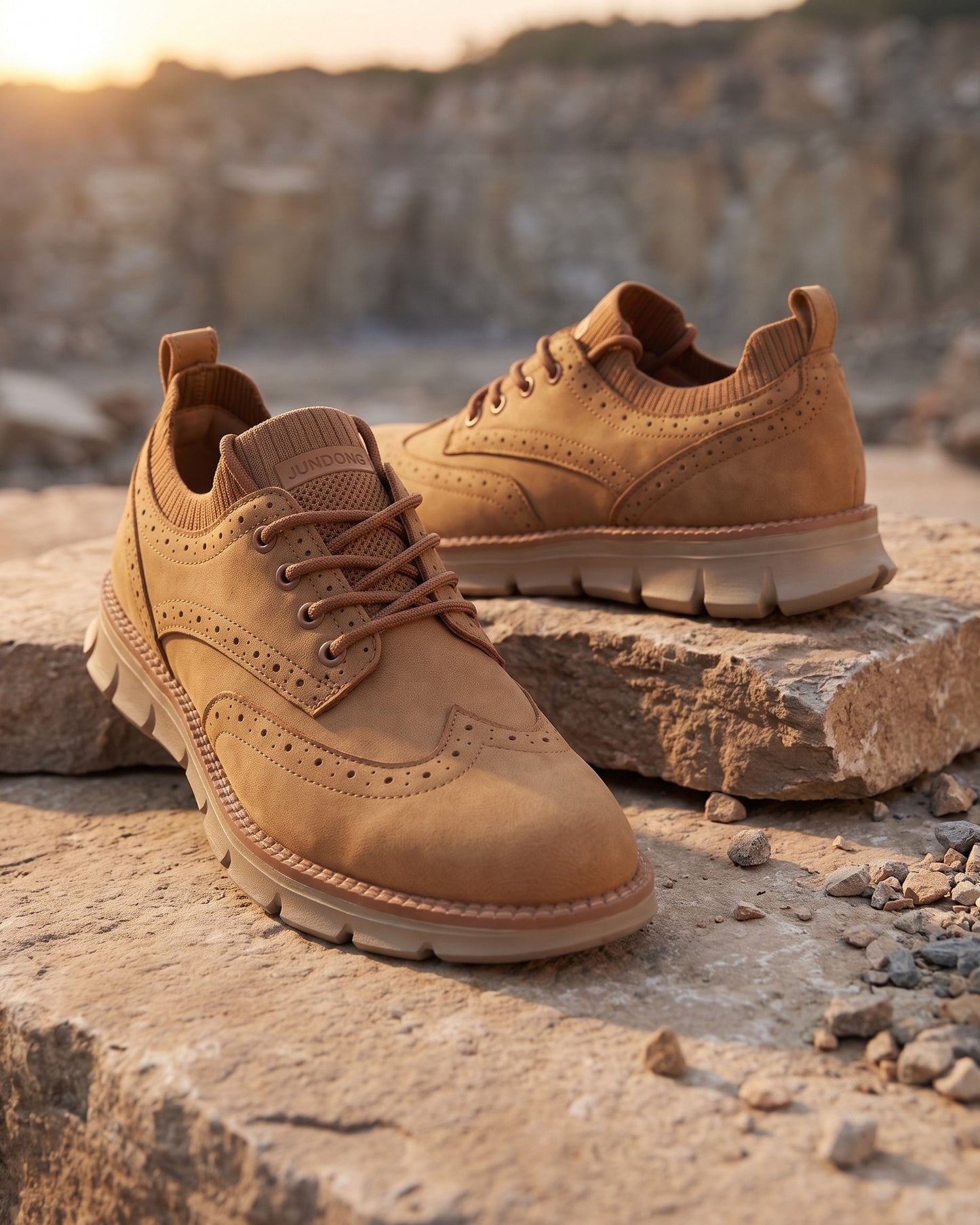 Eduardo Faux Leather Brogue
