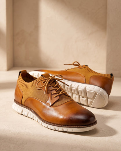 Orazio Leather-Look Derby