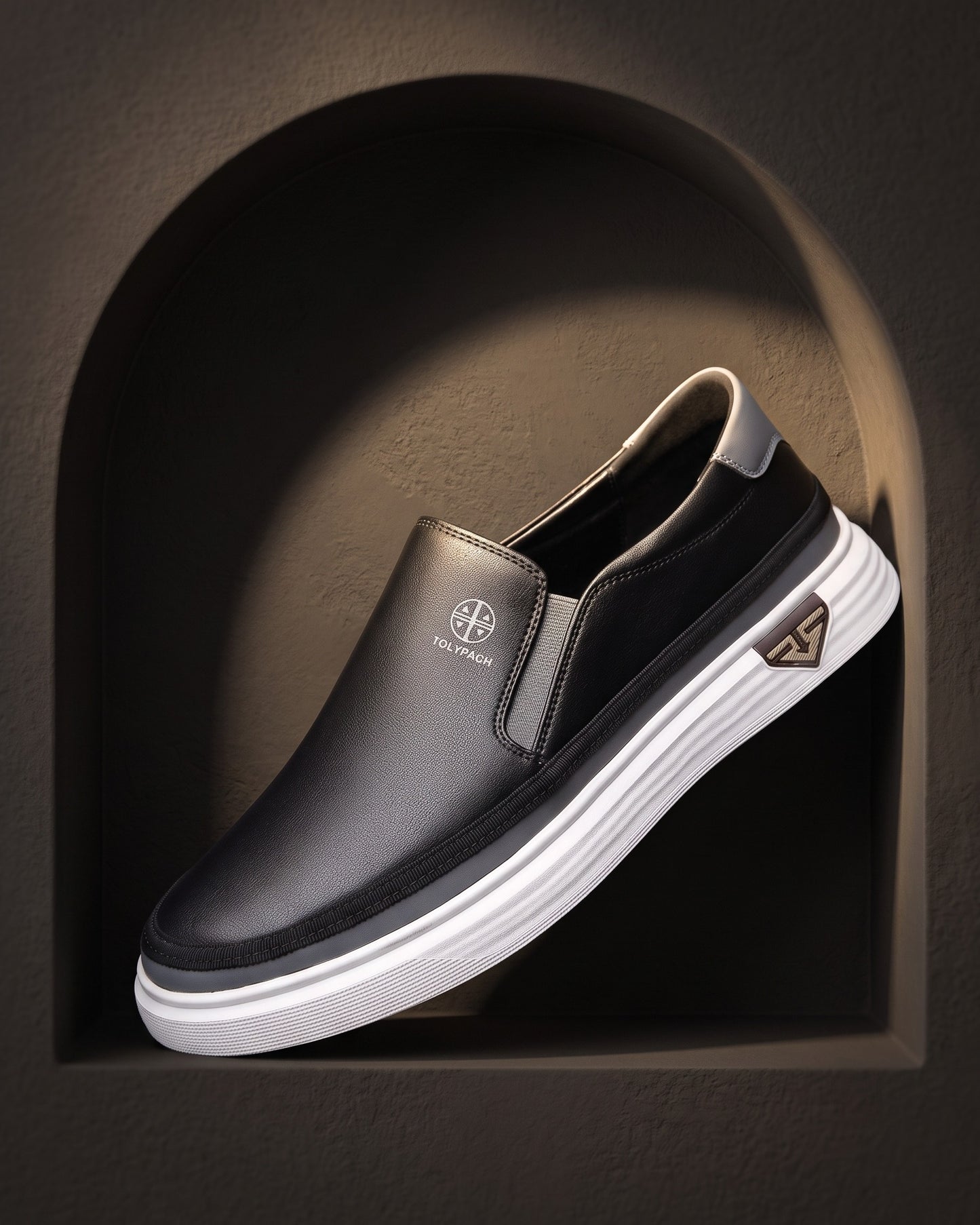 Rodolfo Leather Slip-On