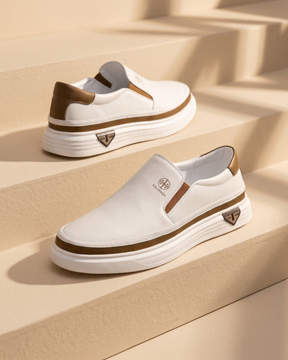 Rodolfo Leather Slip-On