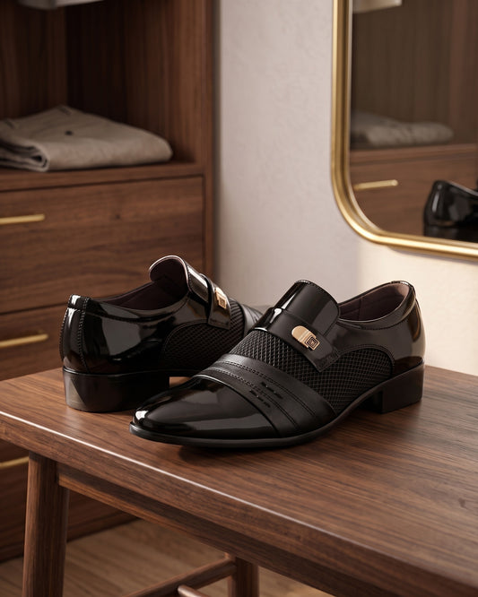 Fausto Leather Monk Strap