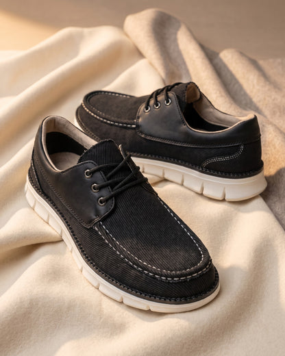 Renzo Canvas Moccasin