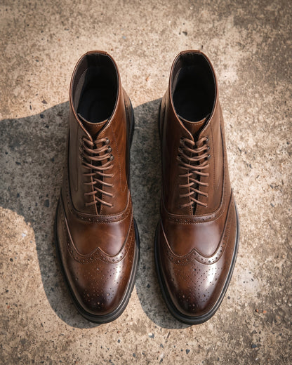 Giovanni Leather Wingtip Boot