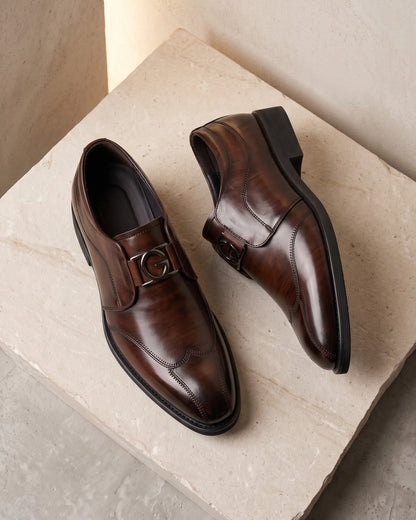 Carmelo Leather Monk Strap