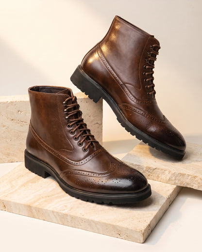 Giovanni Leather Wingtip Boot
