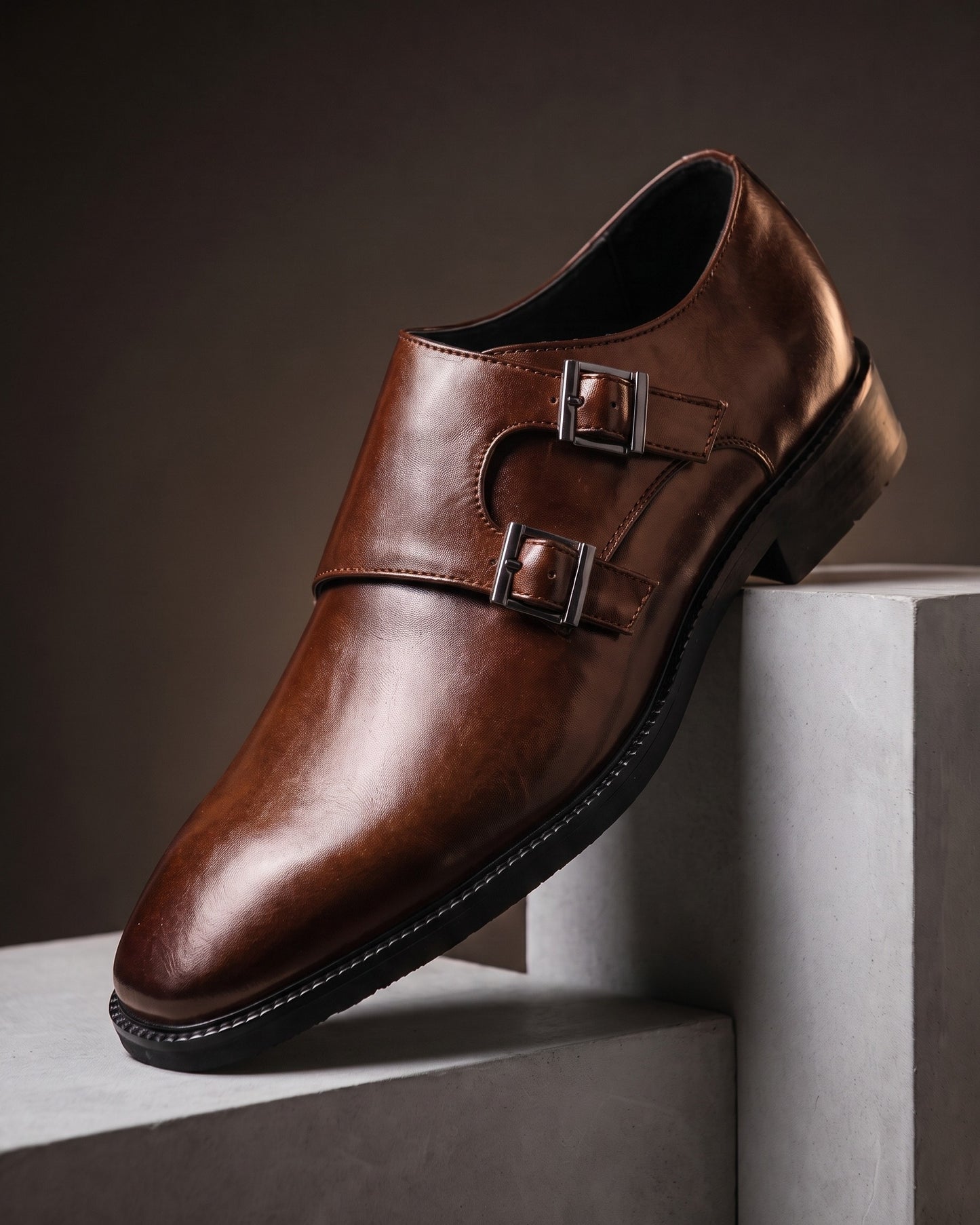 Santos Leather Monk Strap