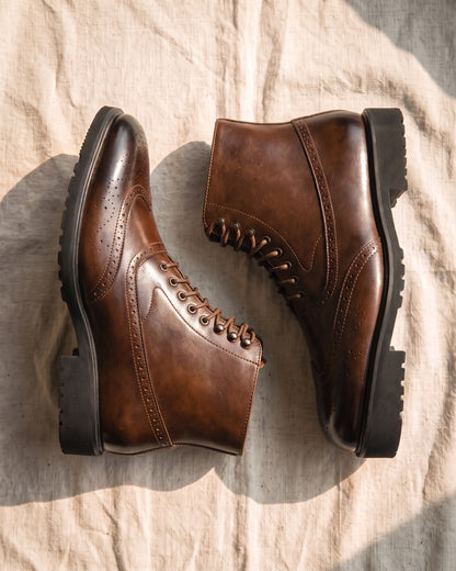 Giovanni Leather Wingtip Boot