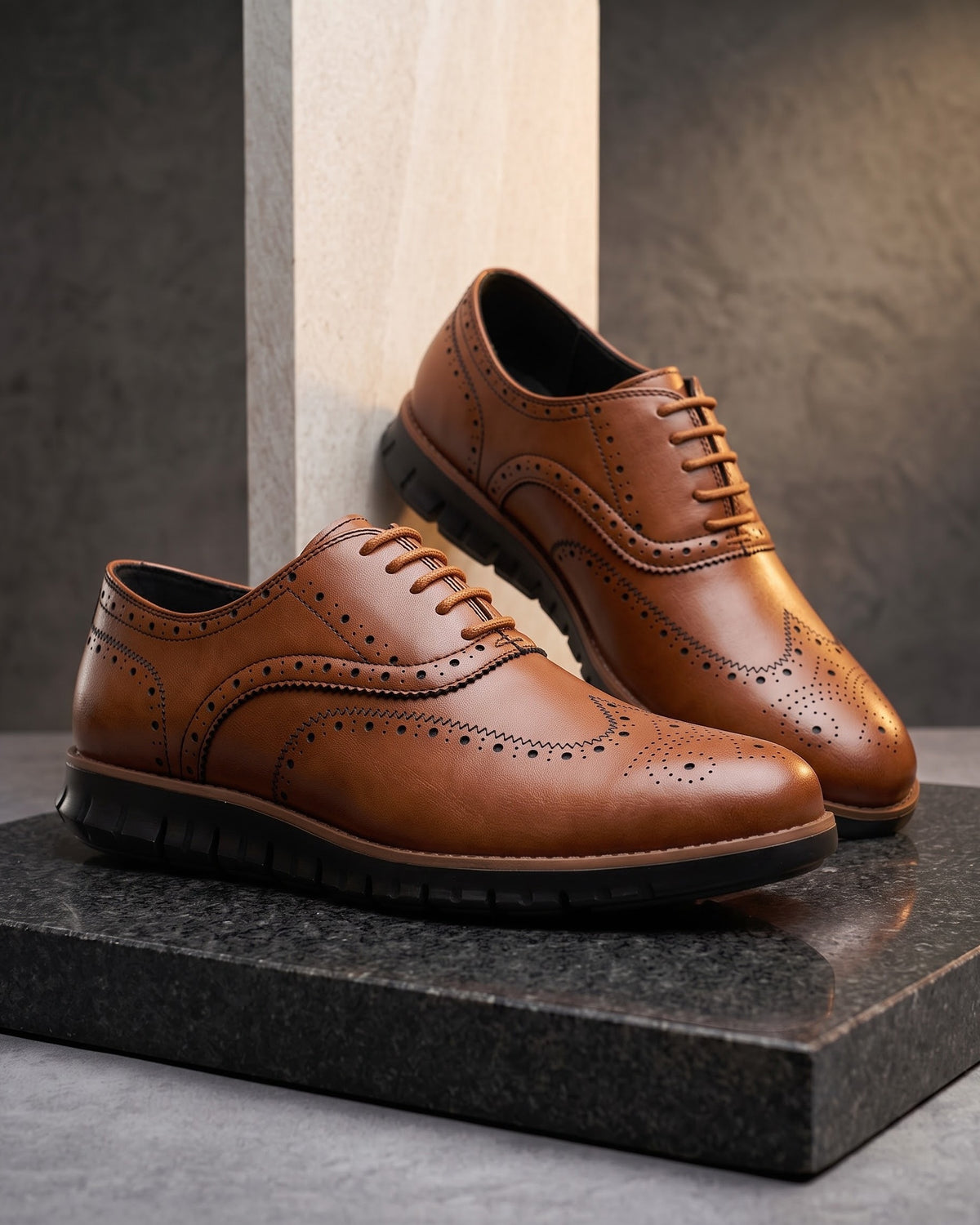 Andrea Leather Brogue