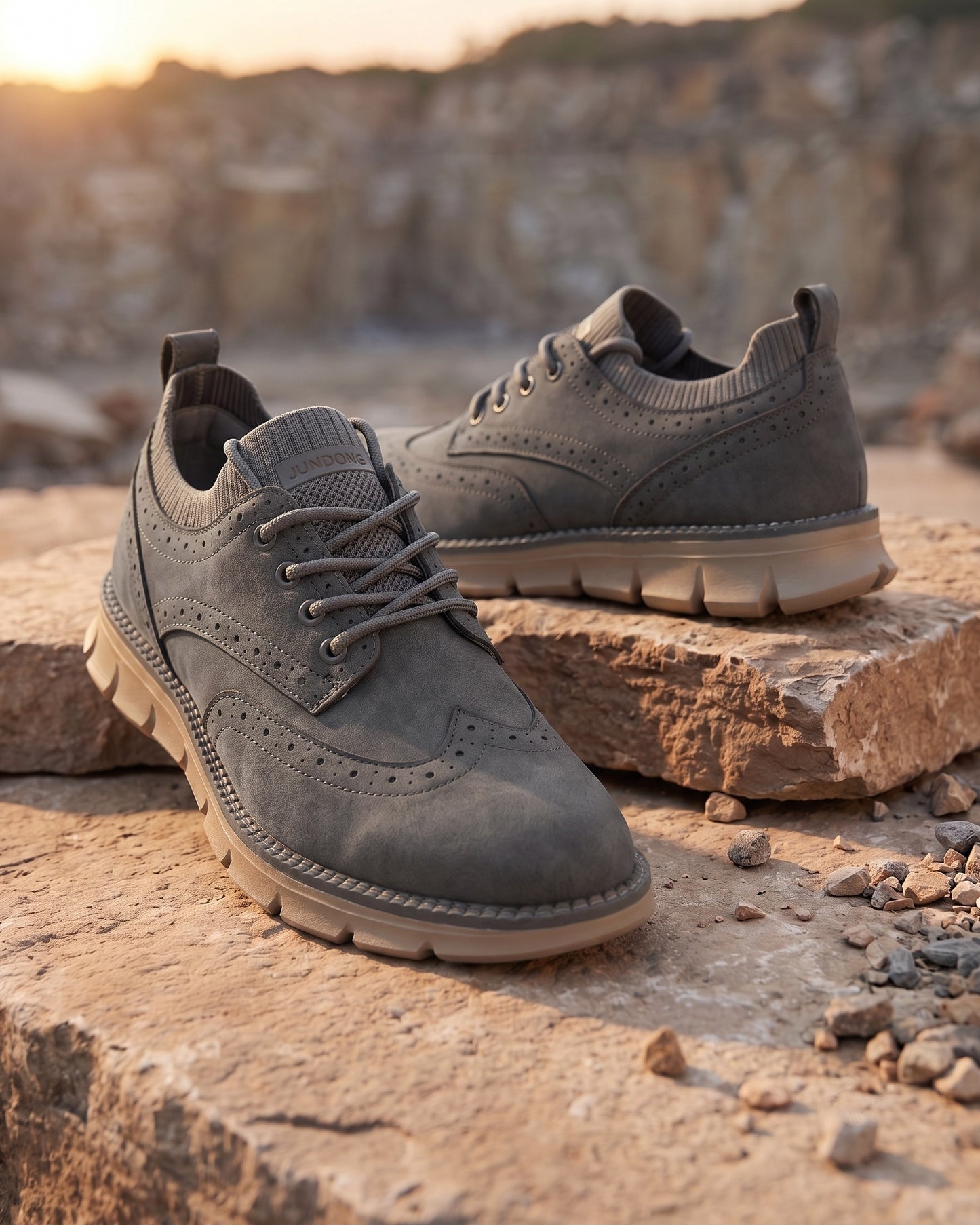 Eduardo Faux Leather Brogue