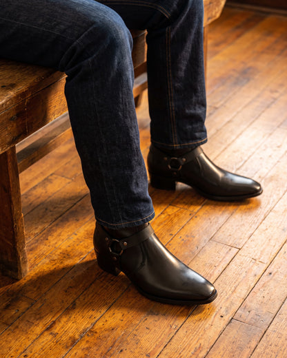 Umberto Leather Harness Boot