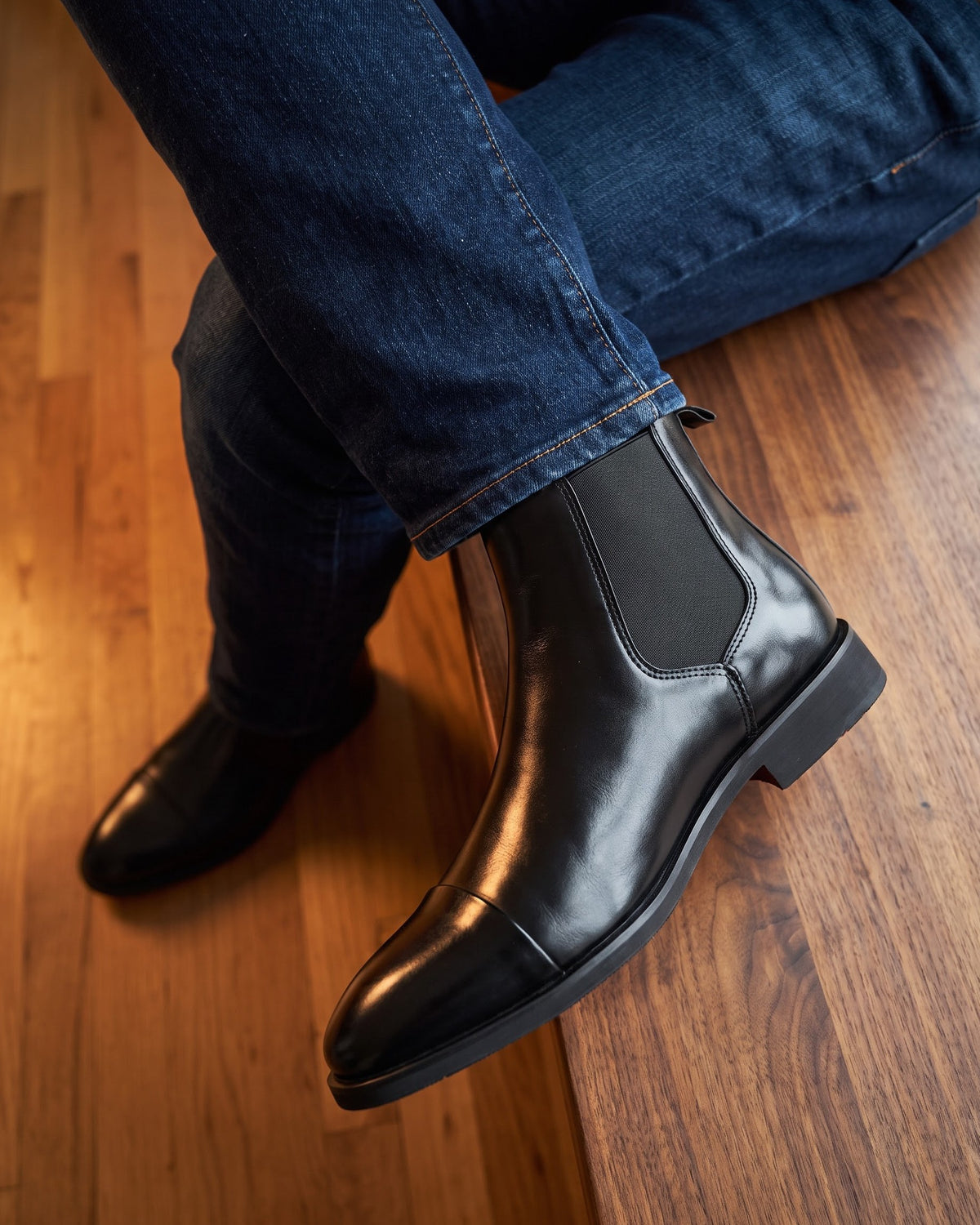 Silvio Leather Chelsea Boot