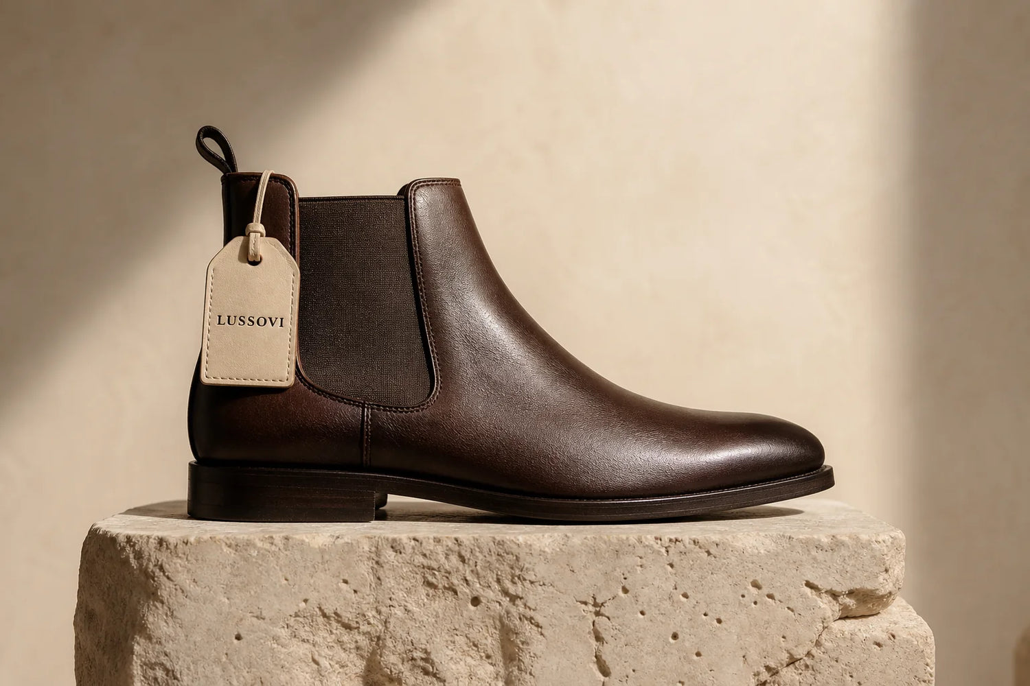 Lussovi commitment to quality Chelsea boot