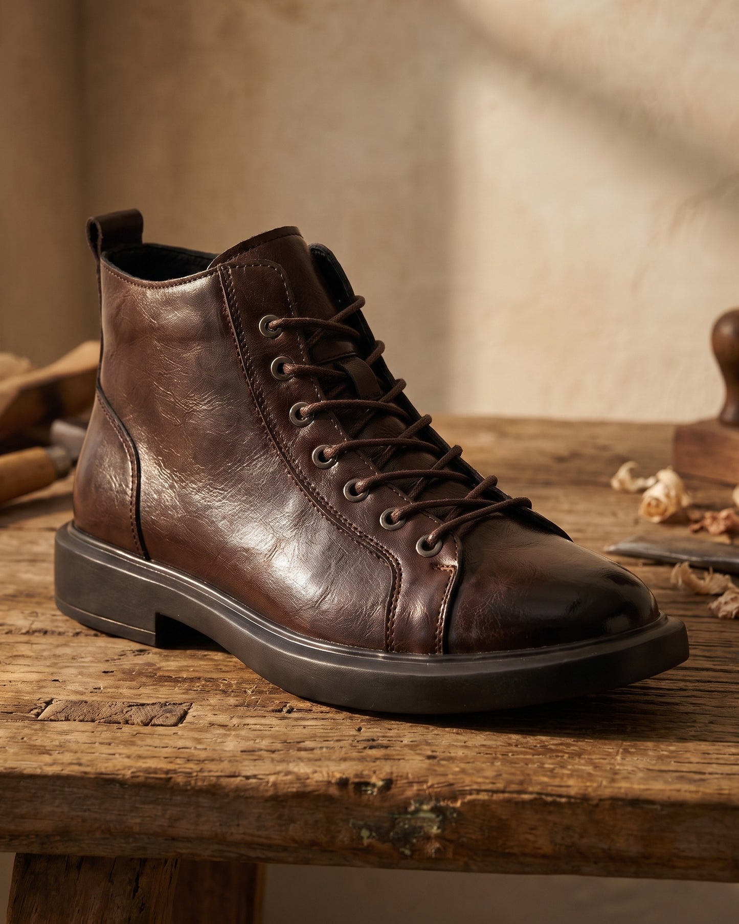 Lussovi Leather Boots