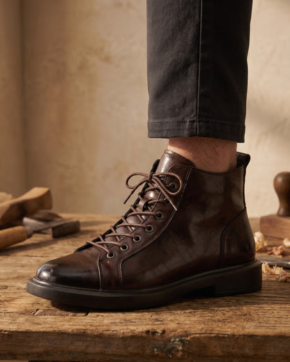 Lussovi Leather Boots