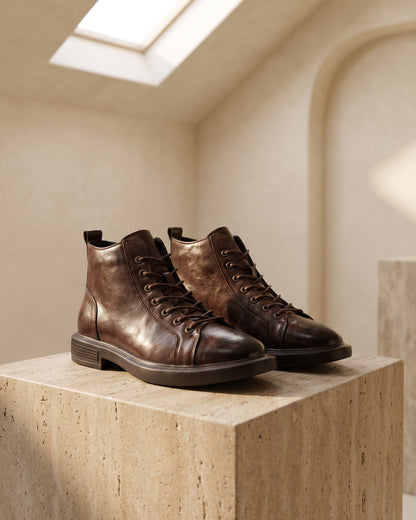 Lussovi Leather Boots